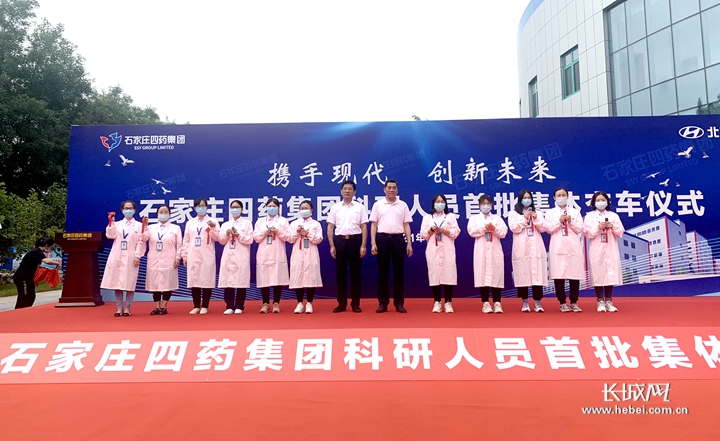 点赞：石家庄四药真带劲 科研骨干一人一辆小轿车