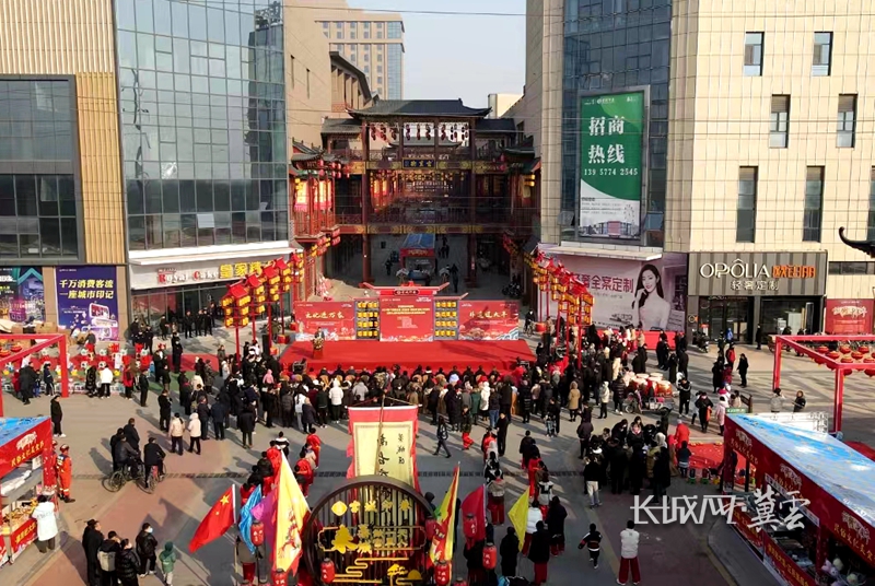 第九届京畿燕赵民俗大庙会开幕现场。资料图