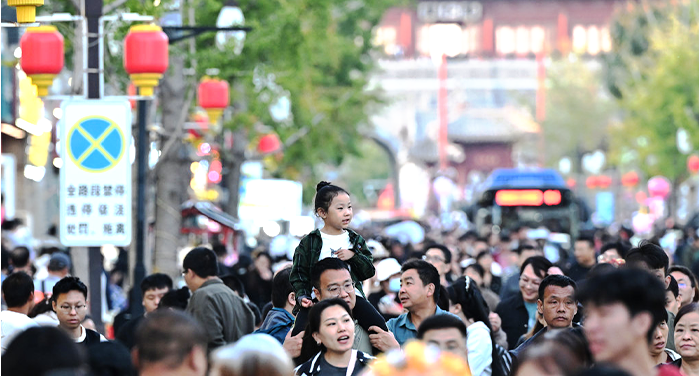 正定古城人气旺