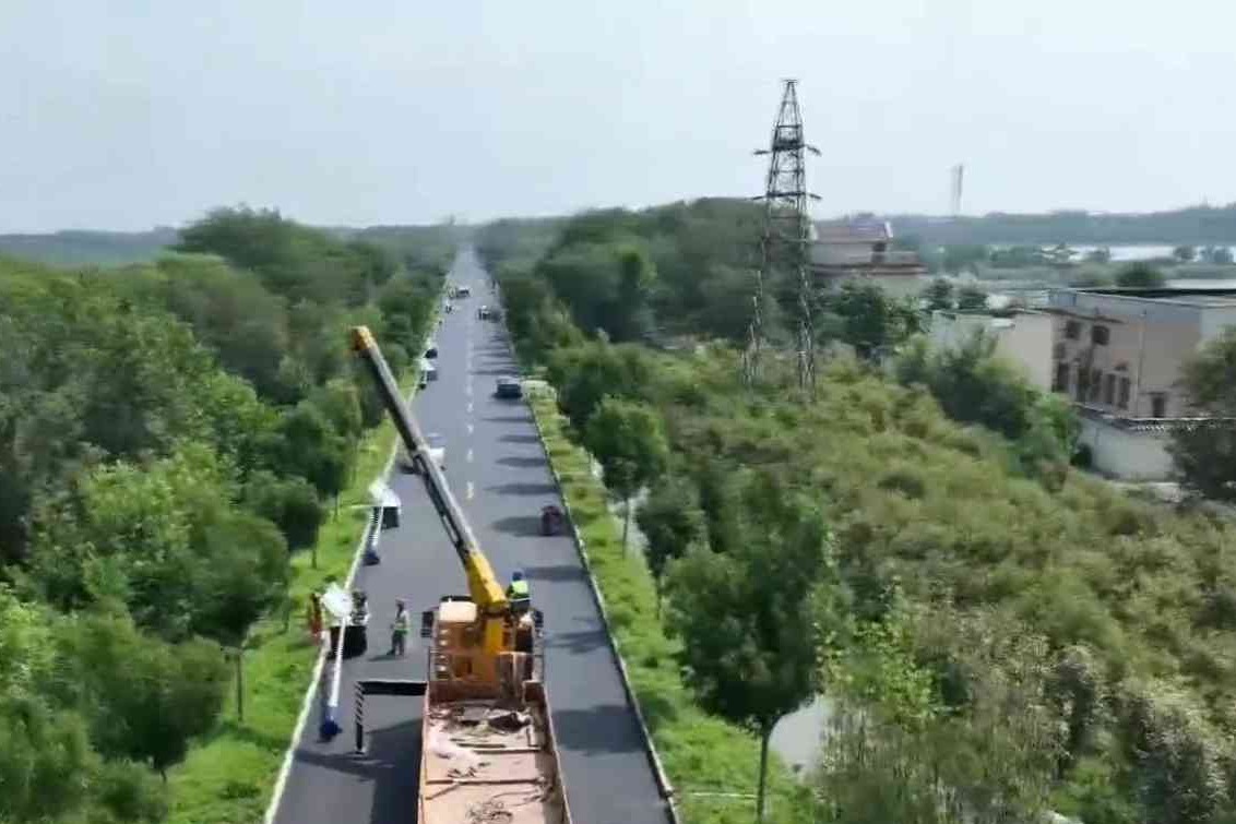 衡水湖北堤公路赛道改造提升 七公里生态廊道助力马拉松