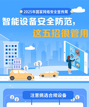 国家网络安全宣传周丨智能设备安全防范，这五招很管用