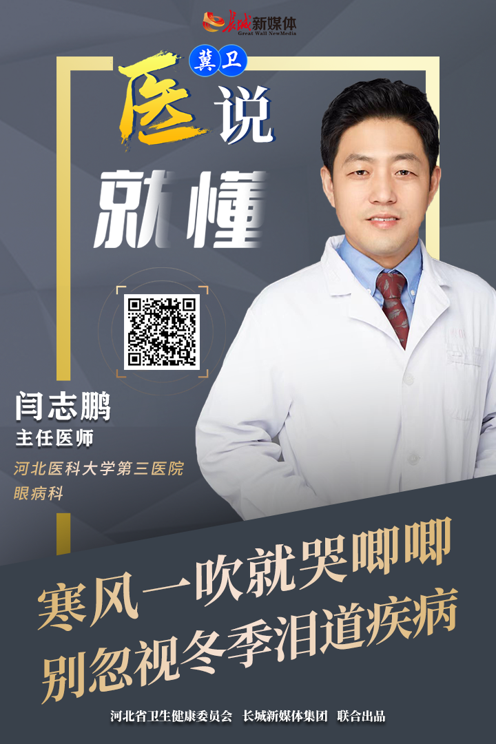 冀卫 · 医说就懂㊴｜寒风一吹就哭唧唧？别忽视冬季泪道疾病