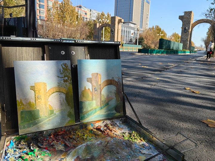 以油画为笔，定格石家庄老建筑里的城市乡愁