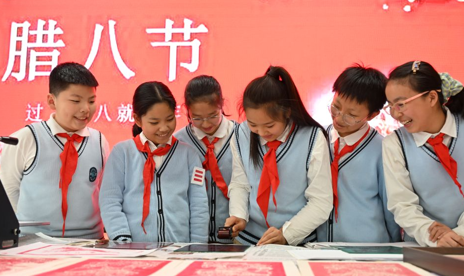 石家庄新华区：品民俗 迎腊八