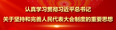 【专栏】认真学习贯彻习近平总书记关于坚持和完善人民代表大会制度的重要思想