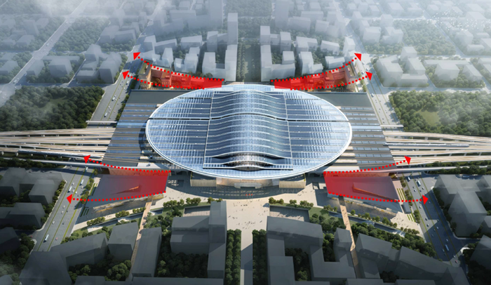 “高铁时代+雄安新区” 雄安大规模城市开发建设进入新阶段——“雄安站站体配套综合商业项目”供地公告发布-雄安频道-长城网