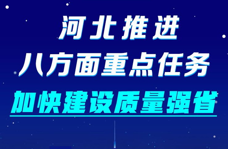 图解 | 河北推进八方面重点任务 加快建设质量强省