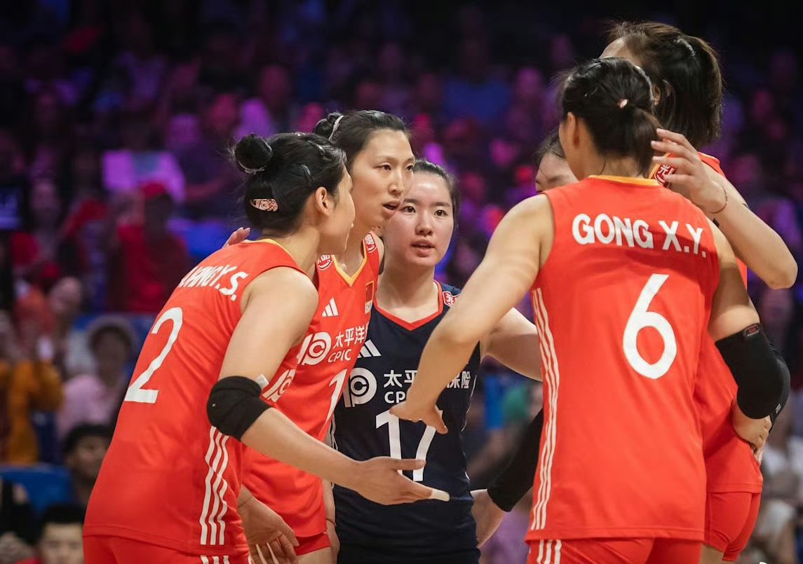中国女排逆转战胜德国女排