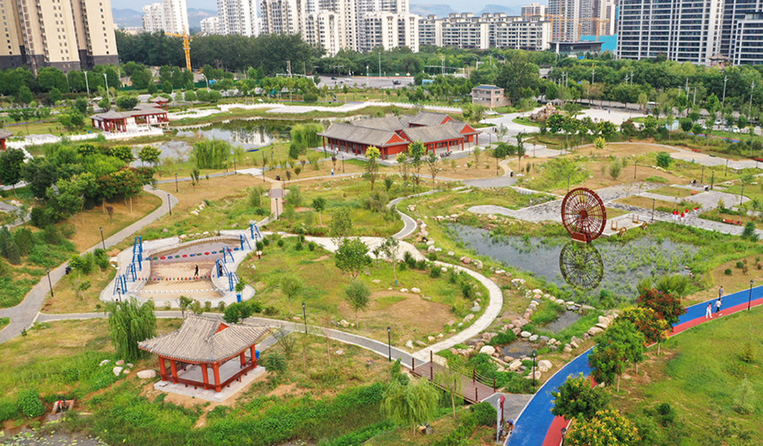 亲水游乐好去处！邢台首座节水主题公园投用