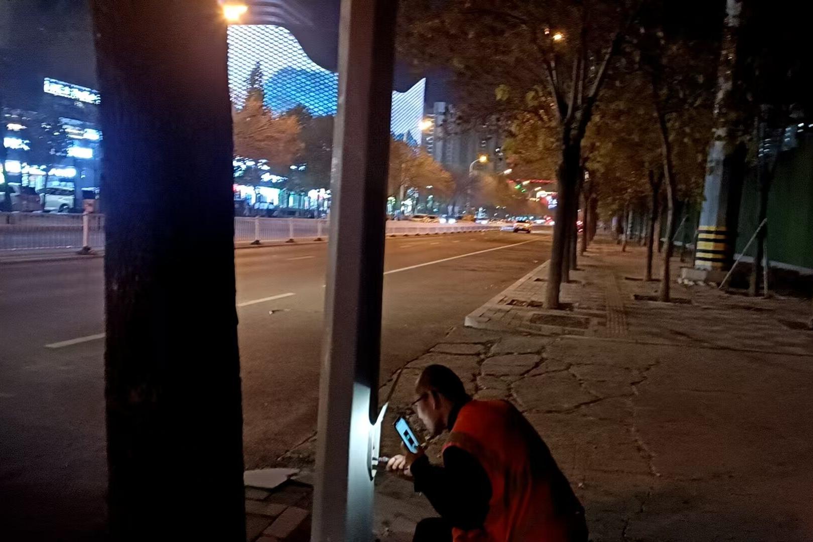 衡水市区14000余盏路灯及7000余基灯杆完成冬季大“体检”