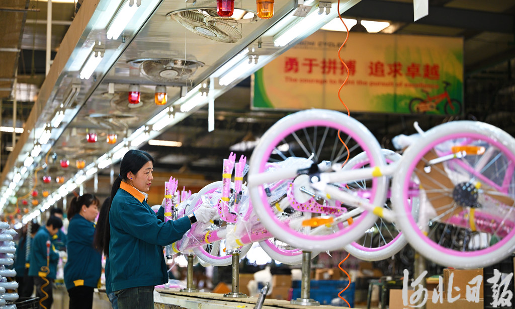 平乡自行车童车从“贴牌代工”到“骑向全球”