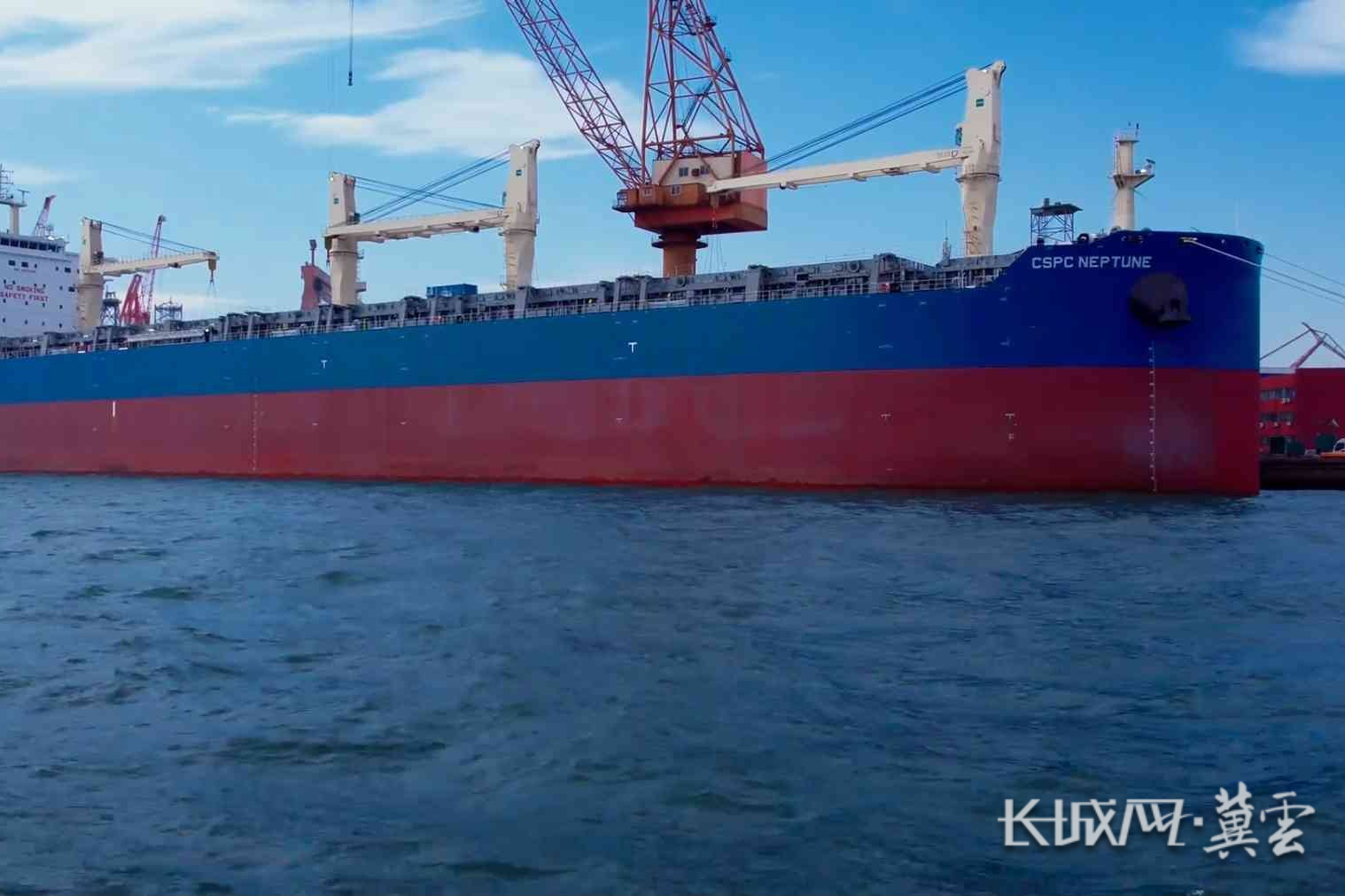 ​全球最大！8.45万吨级多功能纸浆船在秦皇岛交付