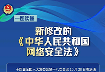 一图读懂新修改的《中华人民共和国网络安全法》