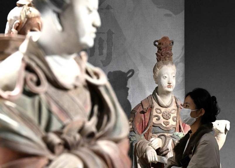 石家庄举办“泽州万像——古代彩塑壁画艺术展”