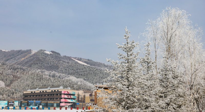 崇礼雾凇美如画