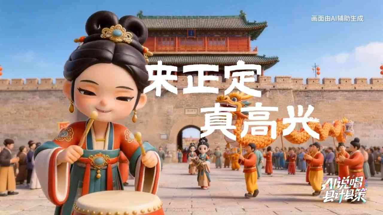 AI说唱 县计县策 | 来正定 真高兴