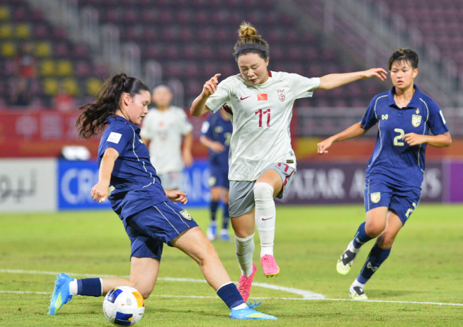 U20女足亚洲杯中国队获小组头名