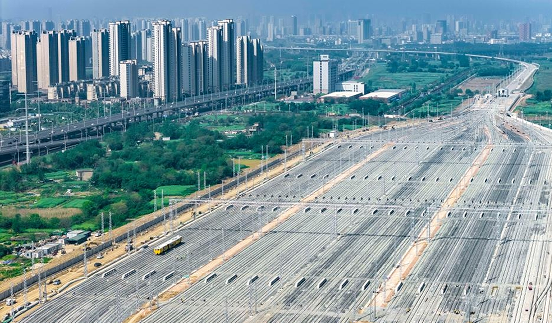 合肥动车运用所建设进入全面冲刺阶段