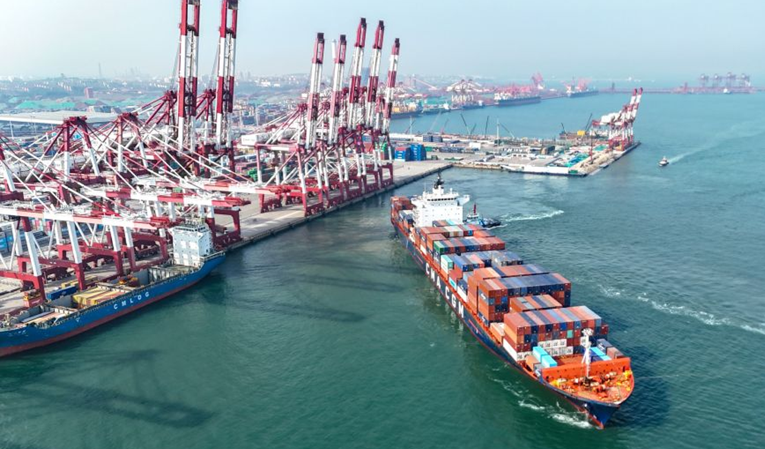 山东港口青岛港已开通11条非洲航线