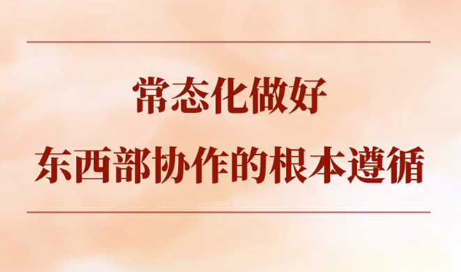 第一观察｜常态化做好东西部协作的根本遵循