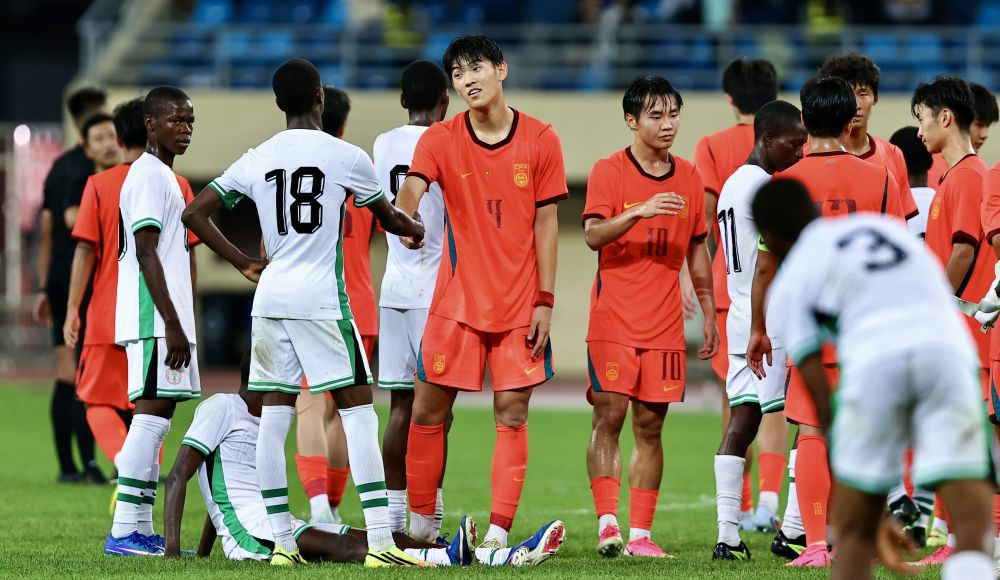 银川四国赛 中国U17男足1:1战平尼日利亚