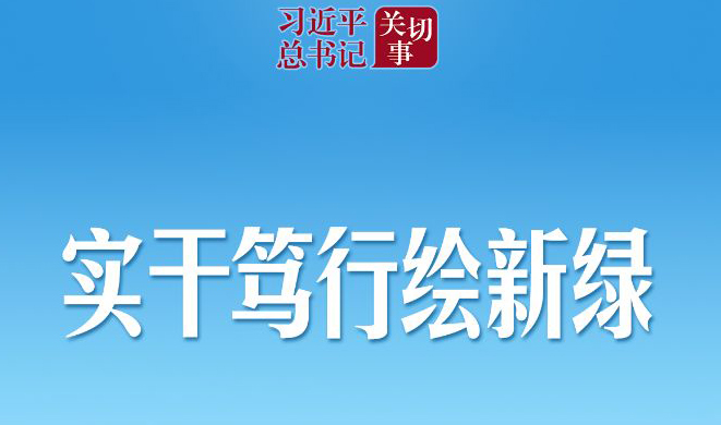 习近平总书记关切事｜实干笃行绘新绿