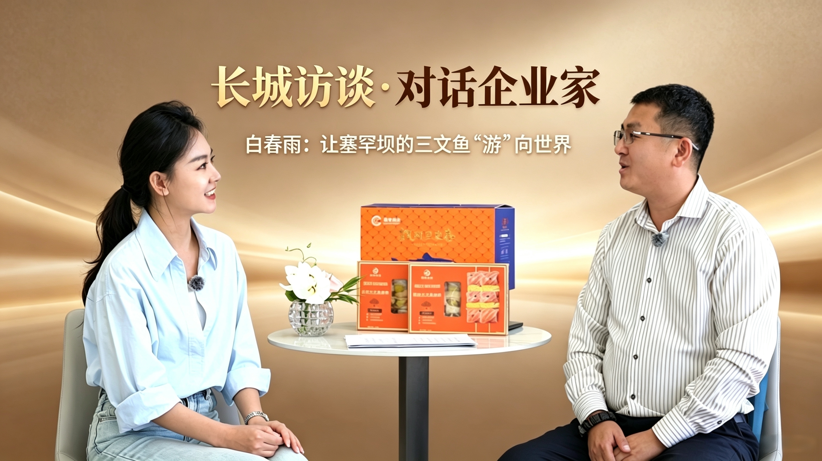 长城访谈·对话企业家丨白春雨：让塞罕坝的三文鱼“游”向世界