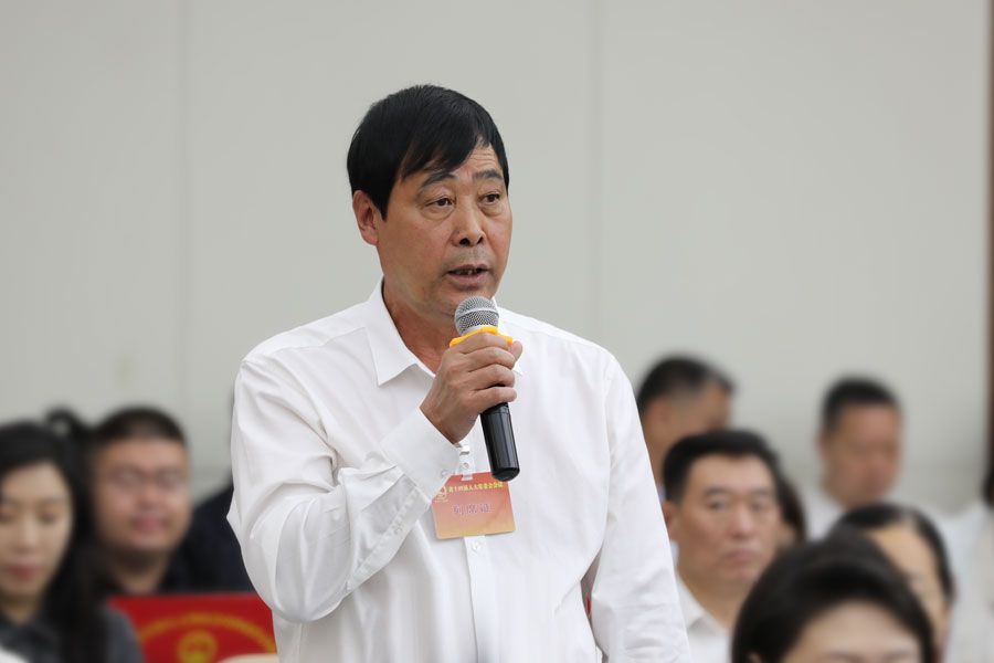 省人大代表徐志军提问