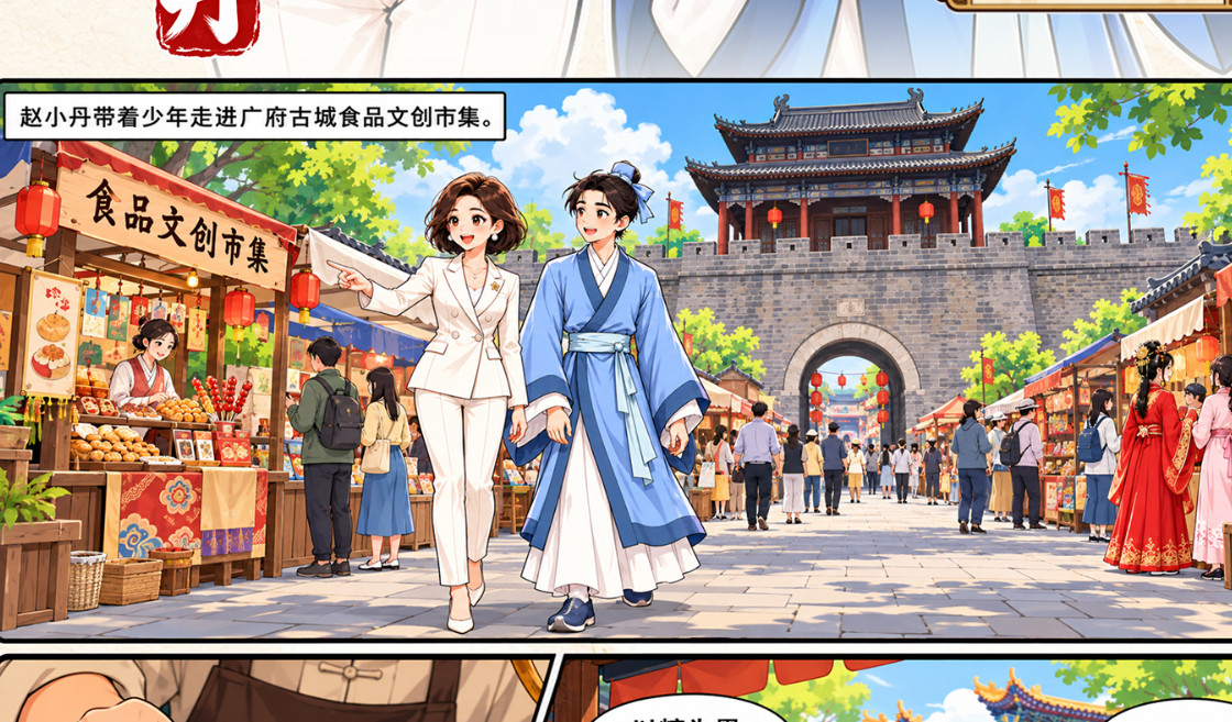 条漫 | 赵小丹带你逛邯郸·邯郸学步