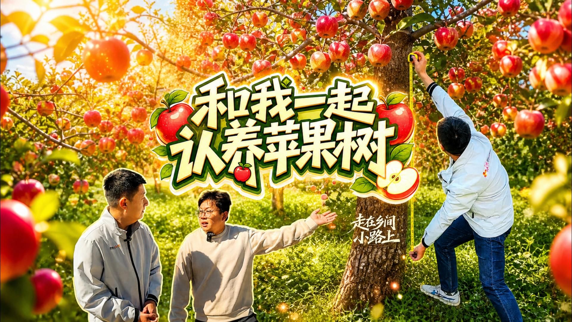 走在乡间小路上丨和我一起认养苹果树