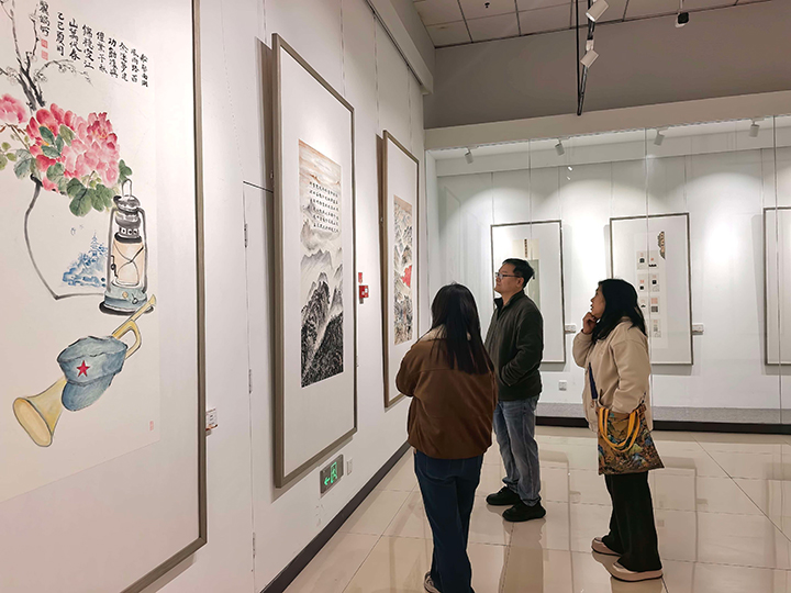 衡水百幅书画佳作致敬长征胜利90周年